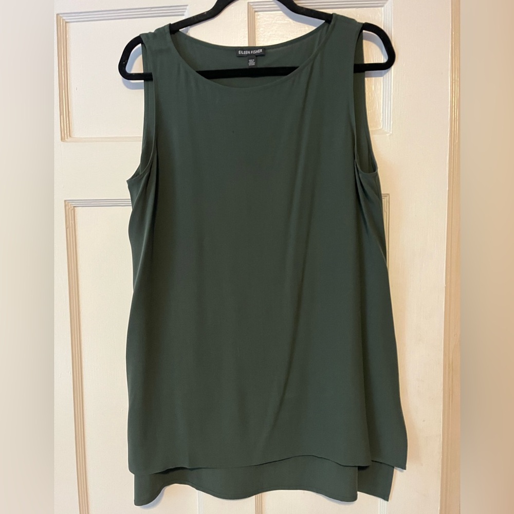 Eileen Fisher Silk Tunic Top